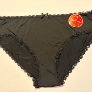 NWT Splendies Black Lace Trim Panties Size 4X – Bundle 5/$25